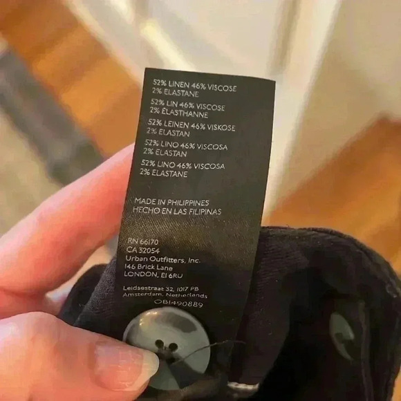 Anthropologie Maeve The Colette Cropped Wide-Leg Linen Pants-Sz 2 - Picture 5 of 7